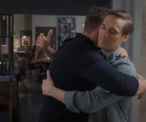 M jak miłość, odcinek 1874: Olek (Maurycy Popiel), Marcin (Mikołaj Roznerski)