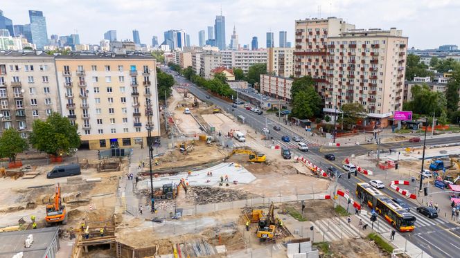 Budowa tramwaju do Dworca Zachodniego od strony Ochoty