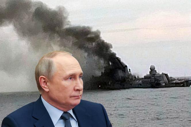 Ujawniono pierwsze zdjęcia zatopionego krążownika Moskwa. Putin zapłacze nad tym widokiem?