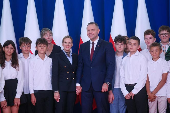 Marta Nawrocka na rozpoczęciu roku szkolnego