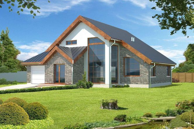 Tradycyjna architektura z nowoczesnymi dodatkami