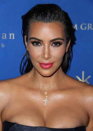 Kim Kardashian z bąblami