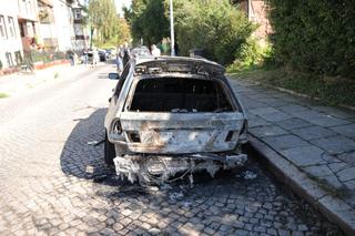 Gdańsk podpalone samochody