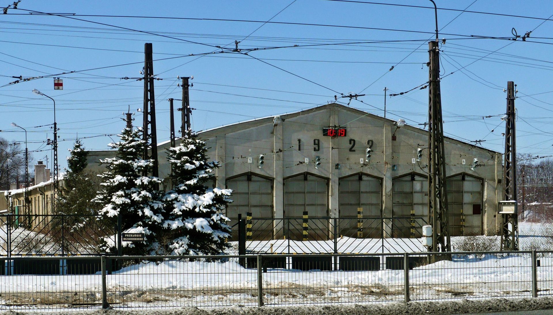 Zajezdnia Helenówek w Łodzi w 2013 r., przed przebudową