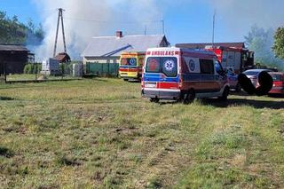 Tragedia w gminie Stoczek. Mężczyzna zginął w płomieniach!