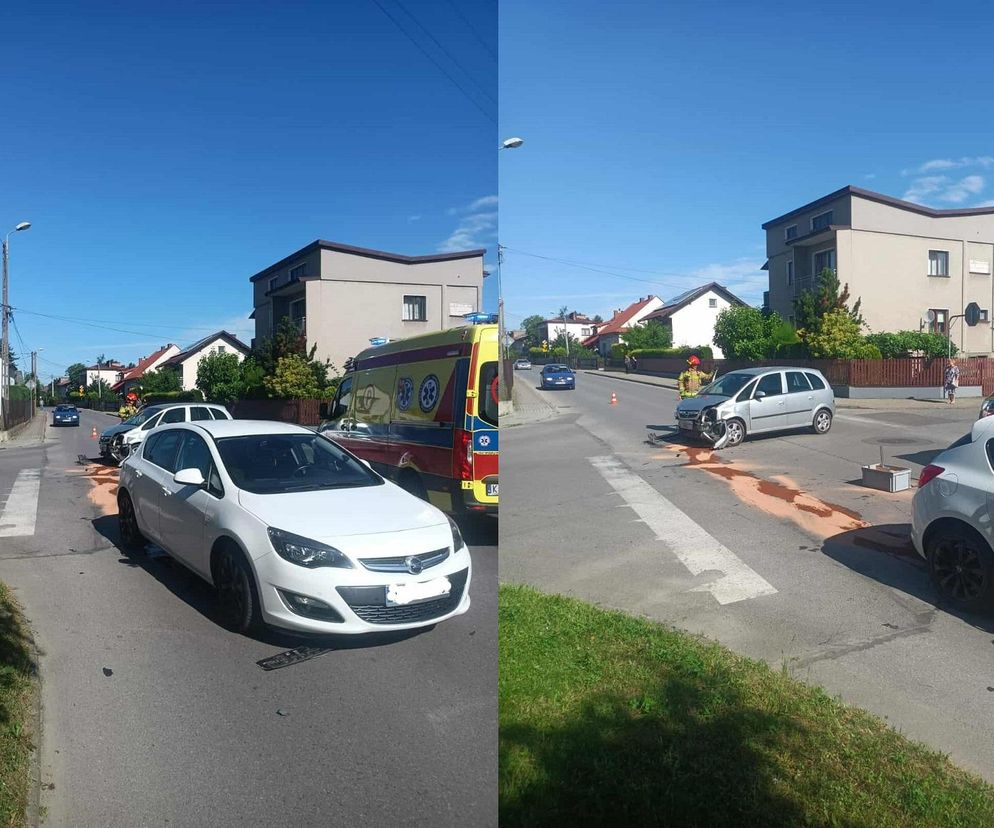 Zderzenie dwóch samochodów osobowych w Tarnowie. Jednak osoba trafiła o szpitala