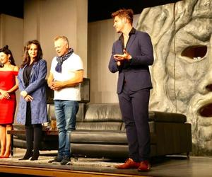 Adriana Kalska, Mikołaj Roznerski w spektaklu Kłamstwo w teatrze Imka