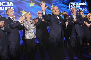 Wieczór wyborczy Koalicji Europejskiej