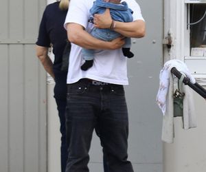 Marcin Hakiel z Dominiką i synkiem Romeo w Sopocie