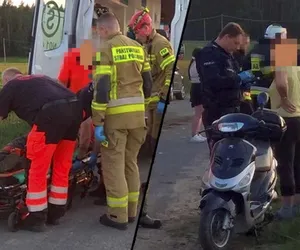 Dwoje dzieci jechało quadem. Są w szpitalu po wypadku