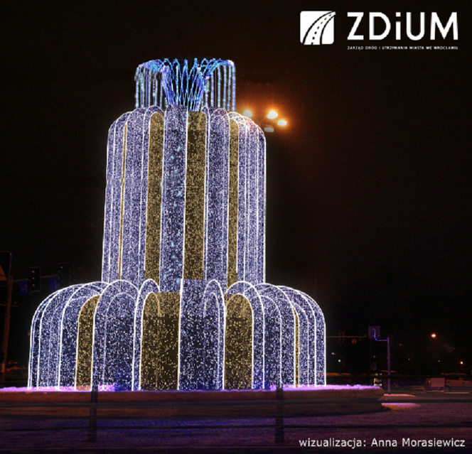 Świąteczne iluminacje na wrocławskich ulicach
