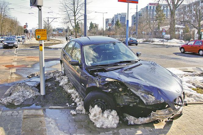 BMW stanęło w ogniu