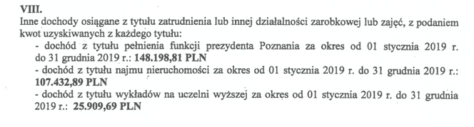 Ile zarabia prezydent Poznania?