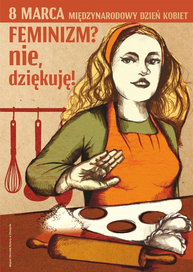   Prowokujace plakaty rozwieszone w Olsztynie na Dzień Kobiet. "A ty co zrobiłaś dla rozkwitu ojczyzny?" [ZDJĘCIA]