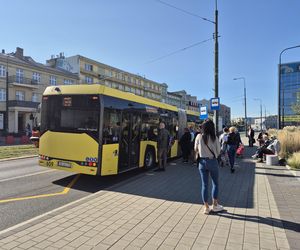 Przystanki tymczasowe w Sosnowcu na Patelni