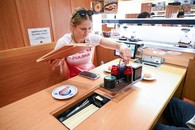 Pia Skrzyszowska lubi sushi