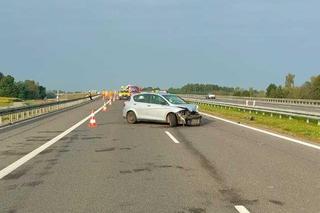 Wypadek na autostradzie A4 [2.10.2023- GALERIA]