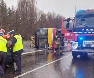 Zamojskie służby w inscenizacji wypadku