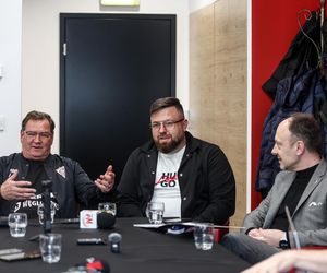 Jan Urban z synem Piotrem Urbanem