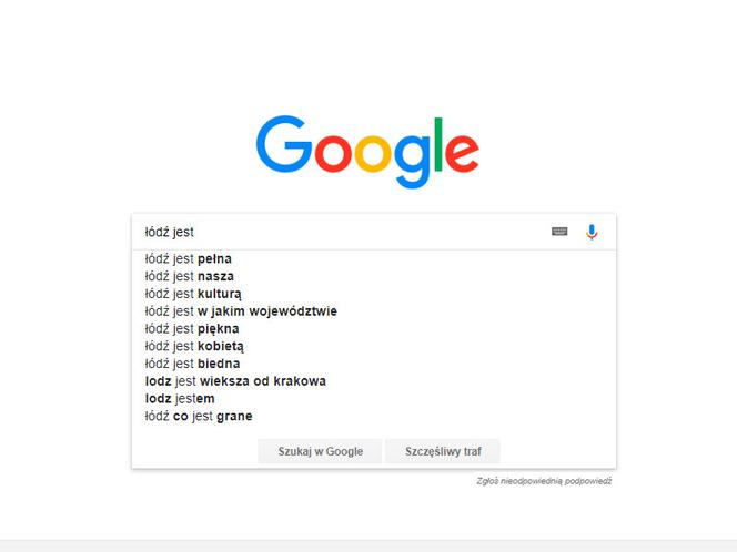 Łódź w Google. Czego szukamy najczęściej?