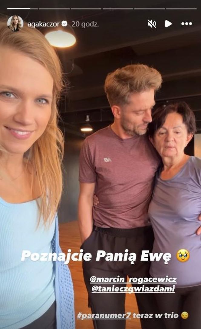 Agnieszka Kaczorowska pokazała mamę Marcina Rogacewicza