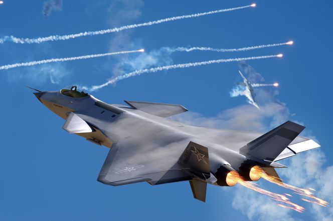 Chiński myśliwiec J-20