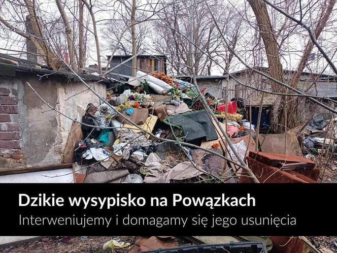 Wysypisko śmieci na Woli