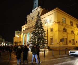 Boże Narodzenie 2024. Światełka oświetliły choinkę na pl. Łokietka w stolicy woj. lubelskiego! Tak się prezentuje