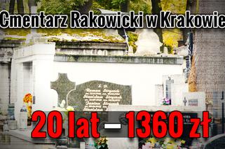 Cmentarz Rakowicki w Krakowie - 20 lat - 1360 zł