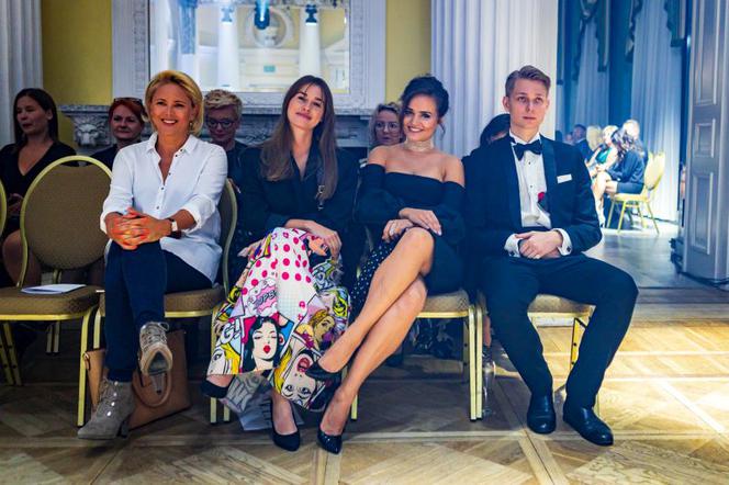 Agnieszka Drewnicka, Kamila Porczyk, Anna Popek na jubileuszu Agio Milano