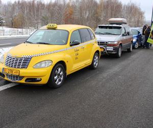 Przejechali nowym odcinkiem Trasy Górna