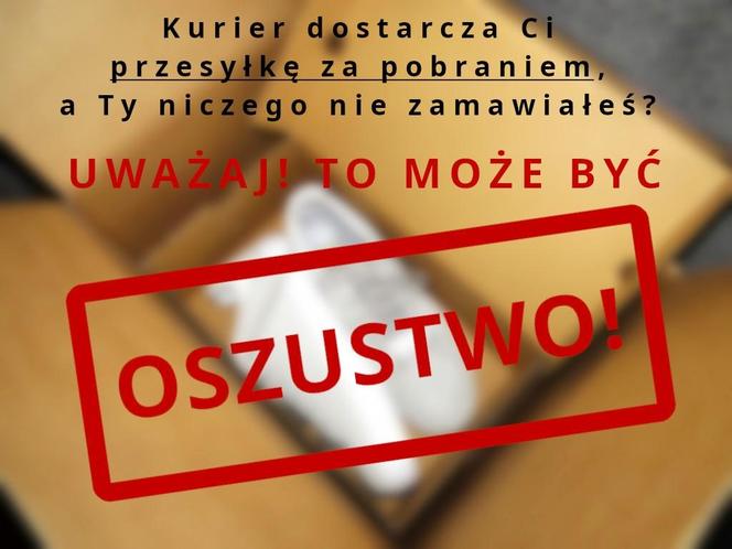 Uwaga na fałszywe paczki i przesyłki. Ostrzega policja z Nowego Sącza 