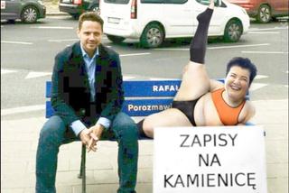 ŁAWKA RAFAŁA TRZASKOWSKIEGO - MEMY.