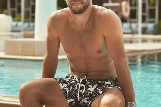 Maciej Rybus z żoną na wakacjach