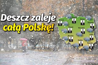 Pogoda na wtorek: Deszcz zaleje całą Polskę! Będą też opady śniegu [MAPA]