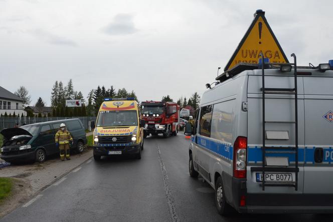 Poważny wypadek w Pigży. Dwie osoby w szpitalu