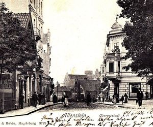 Ulica 11 Listopada w Olsztynie dawniej wyglądała zupełnie inaczej. Nosiła imię niemieckiego inżyniera