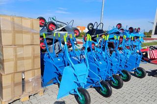 Kilka ton sprzętu do sprzątania po powodzi z Podkarpacia