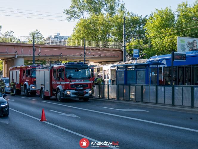Zderzenie tramwajów na ul. Klimeckiego w Krakowie. Policja wyjaśnia przyczynę