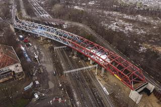 Trwa budowa wiaduktu przy ul. Strzegomskiej i Robotniczej we Wrocławiu