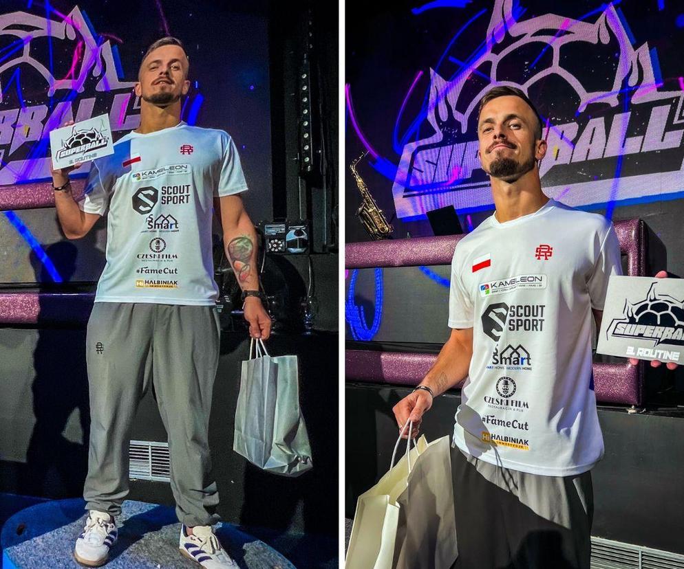 Adrian Franc z Częstochowy na podium mistrzostw świata we freestyle football. Zdobył kolejny brązowy medal