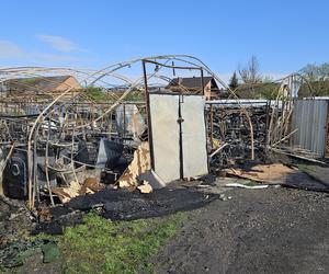 Gigantyczny pożar w Czaczu! Spłonęły magazyny antyków [ZDJĘCIA]