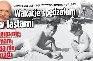 Janusz Korwin-Mikke w Super Expressie wspomina beztroskie wakacje z dzieciństwa! Uwielbiałem lepić babki z piasku