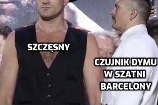 Wojciech Szczęsny w Barcelonie MEMY