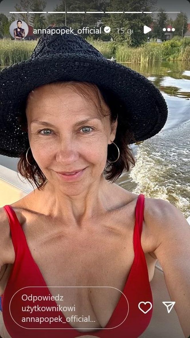 Gorące nagranie Anny Popek! Bikini, słońce i wodna przygoda