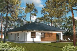 Projekt domu M106 Słoneczna polana z katalogu Muratora - wizualizacje, plany, rysunek, aranżacje, zdjęcia