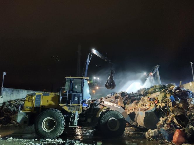 Pożar przy Metalurgicznej w Lublinie