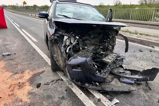 Groźny wypadek na wschodniej obwodnicy Wrocławia 