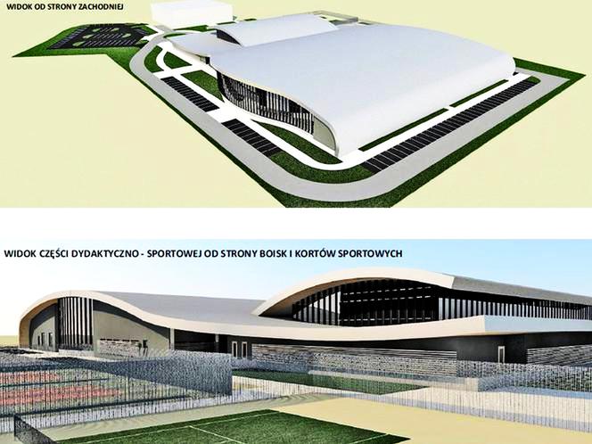 Podkarpackie Centrum Lekkoatletyczne w Rzeszowie - wizualizacja