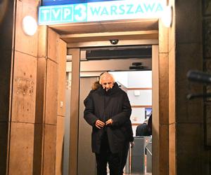 Ważni politycy PiS w siedzibie TVP Info